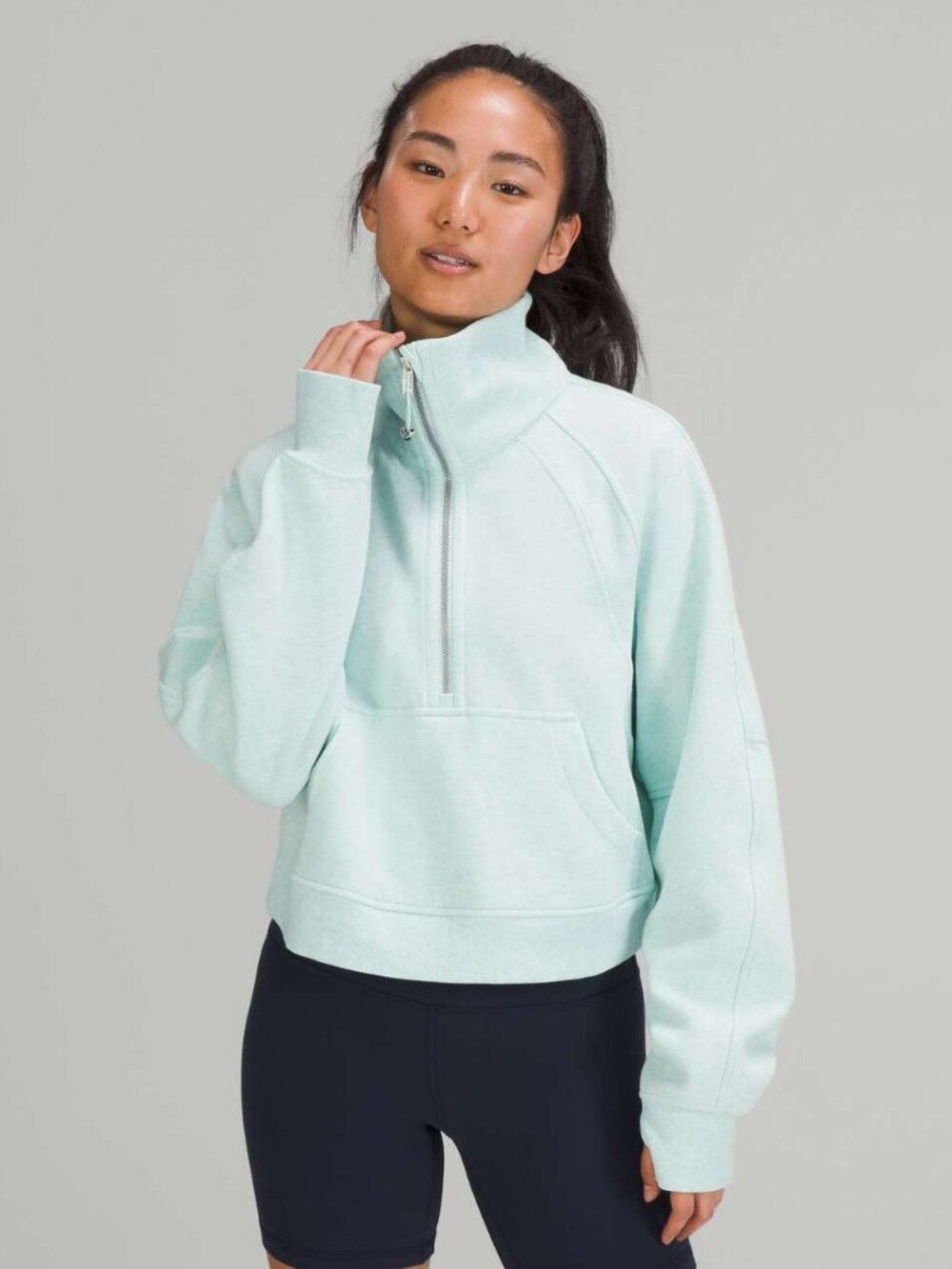 Lululemon Scuba Oversized Funnel Neck Half Zip